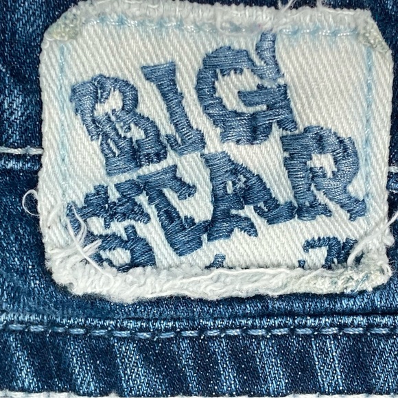 Big Star Womens Low Rise Straight Leg Cropped Capri Jeans Size 30 X 23 Blue - Picture 4 of 14